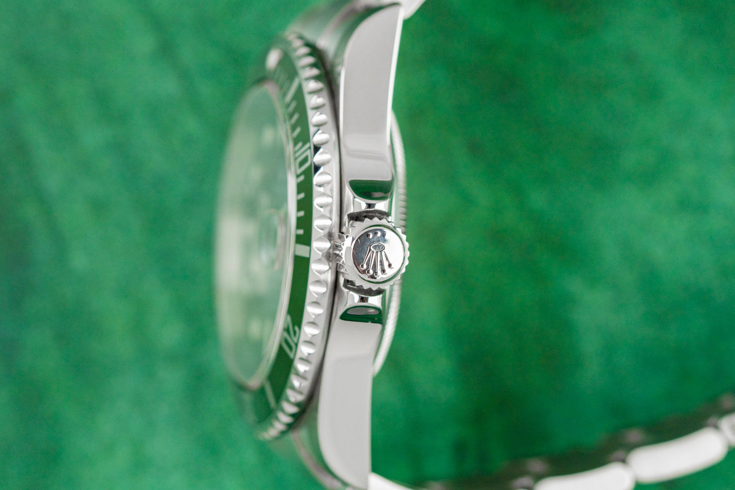 Rolex Submariner "Kermit" 16610LV Stainless Steel 2004 Model F Serial