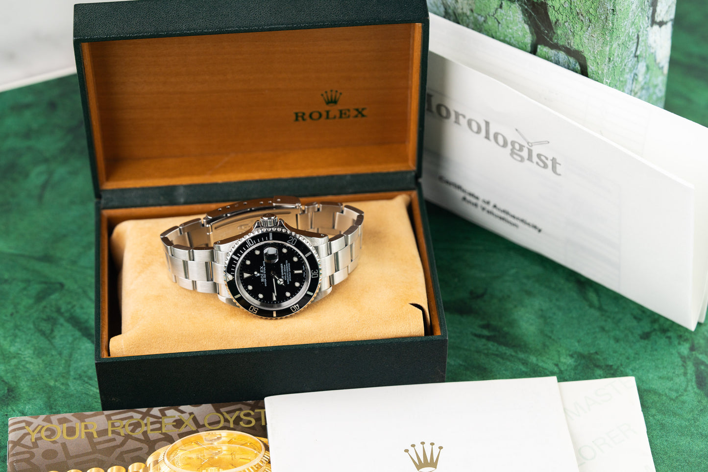 Rolex Submariner Date 16610 Black Dial Stainless Steel 2000 - The Watch Business Sydney