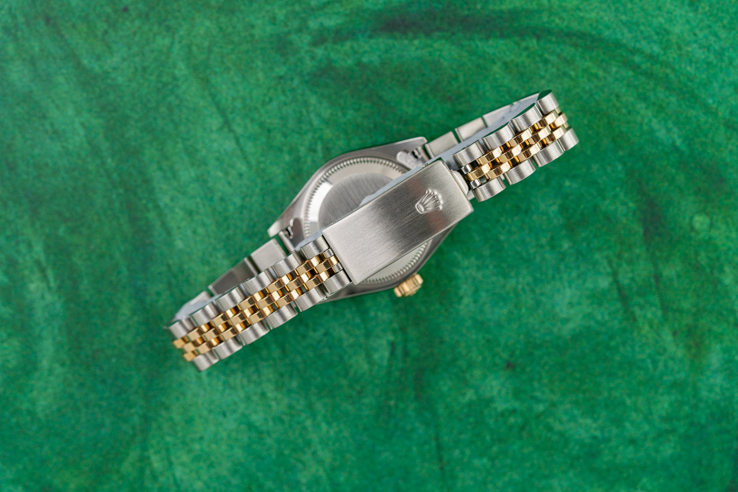 Rolex Lady-Datejust 79163 Two Tone yellow Gold Silver dial 2002 Model