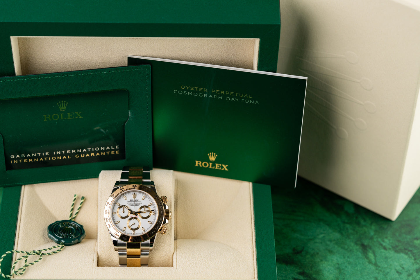Rolex Daytona 116503 White Dial Two Tone Yellow Gold 2021 Model