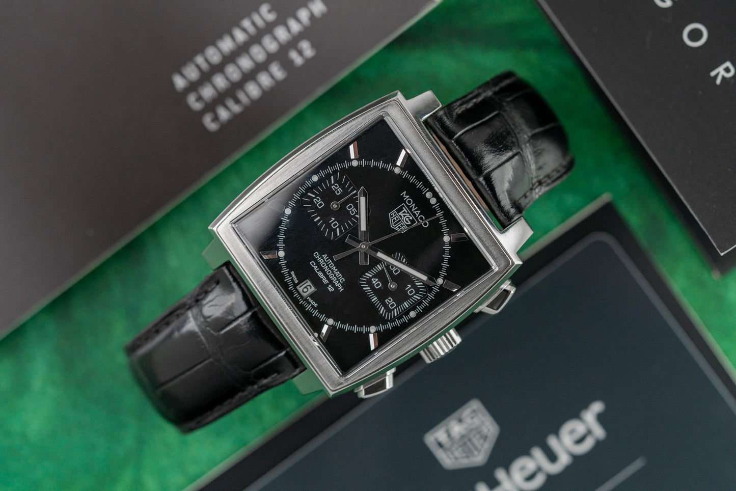 TAG Heuer Monaco CAW2110.FC6177 Stainless Steel Black Dial 2016 Model