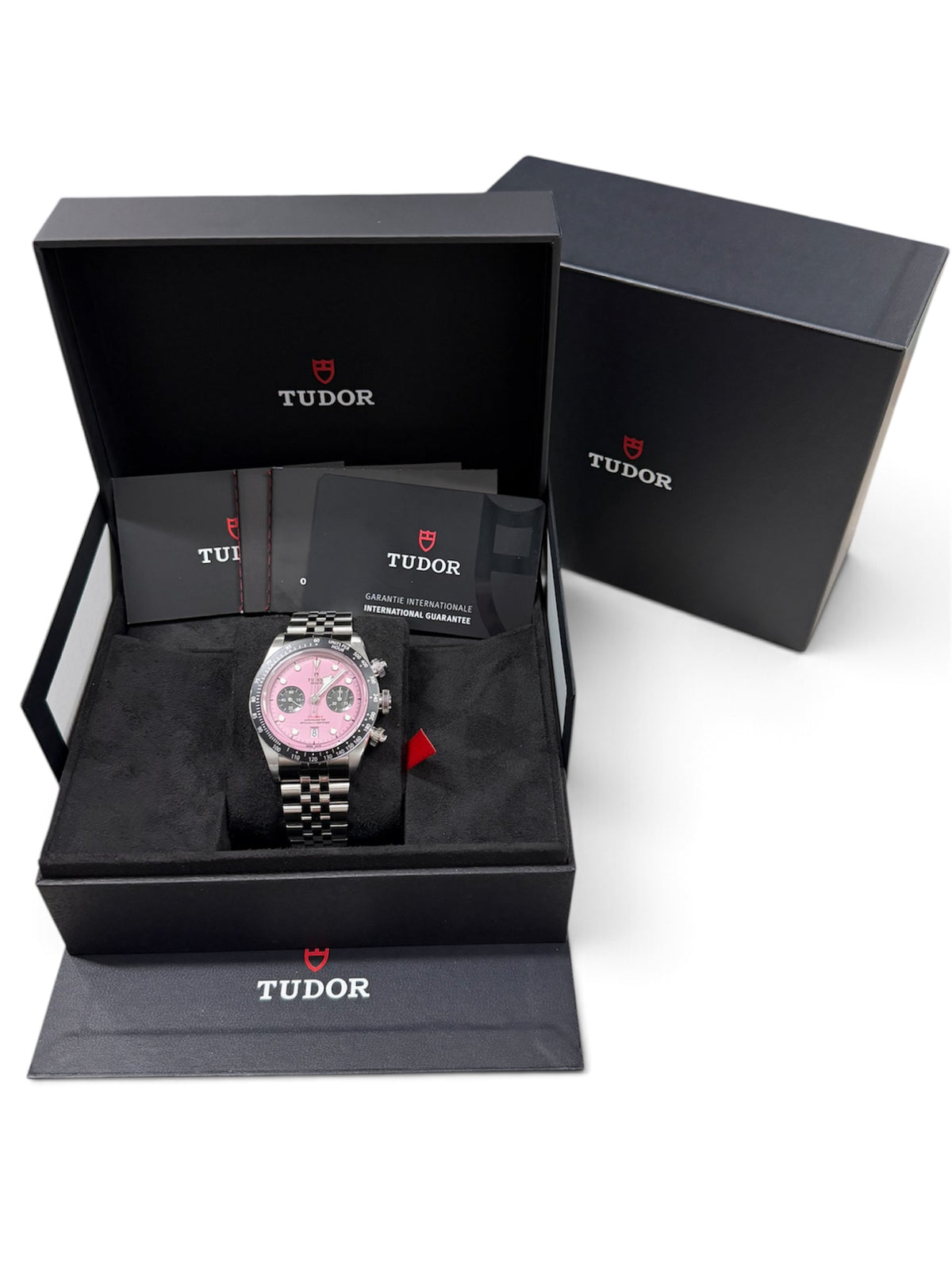 Tudor Black Bay Chrono 79360N Pink Dial Full Set Box and Papers 2026 - Tudor Sydney