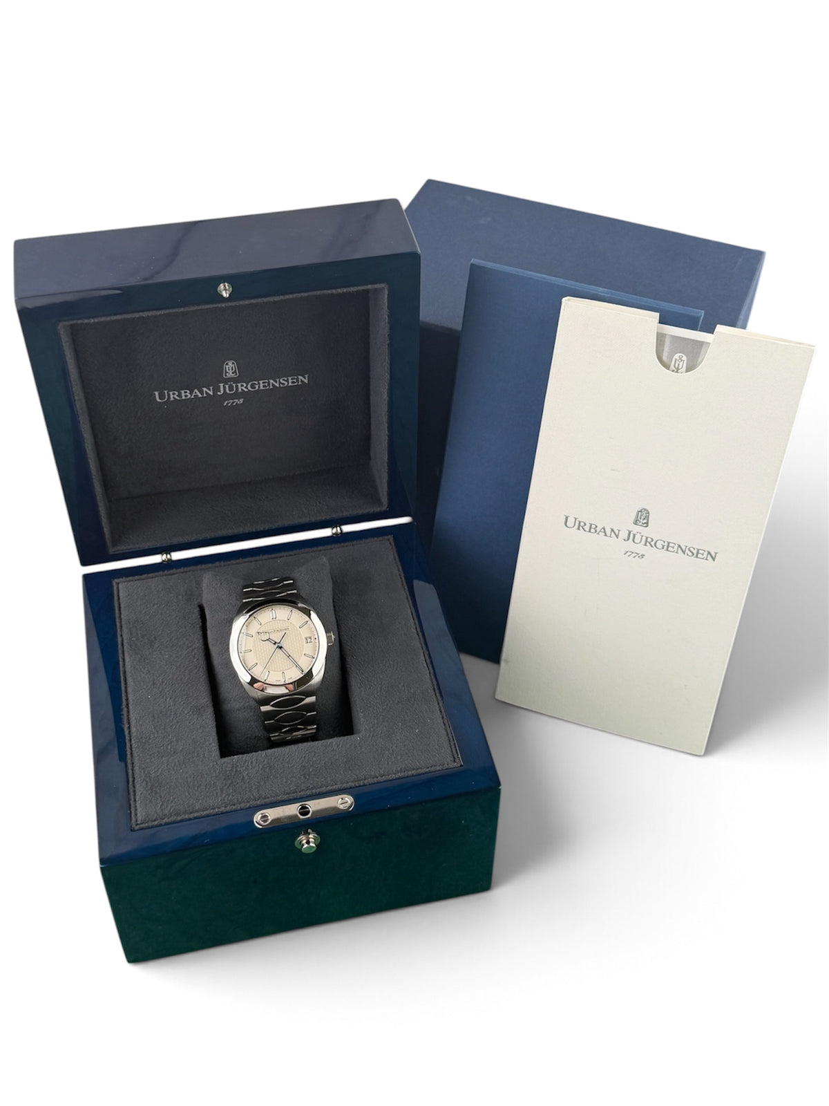 Urban Jurgensen Jurgensen One 5241 Soft White Dial Full Set Box and Certificate 2022 - Urban Jurgensen Sydney