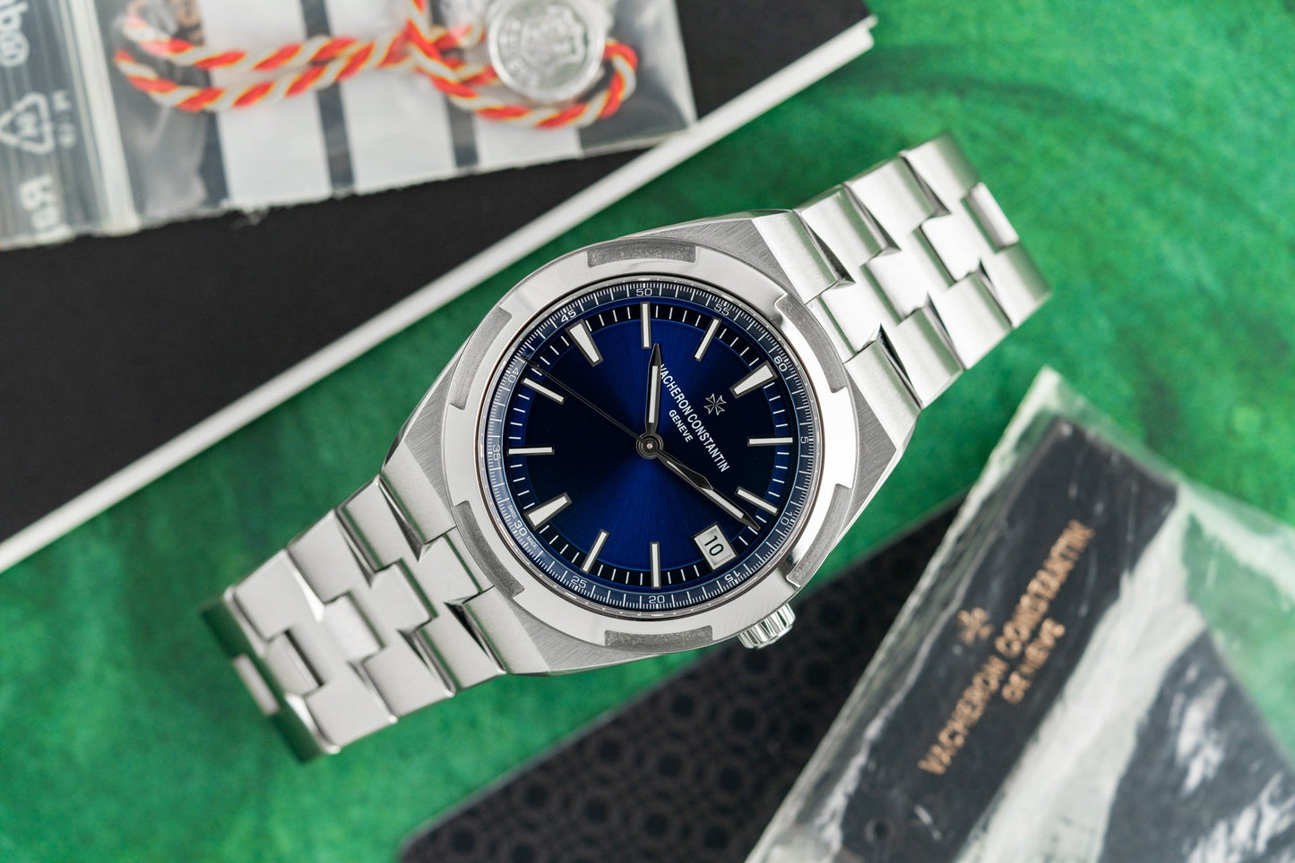 Vacheron Constantin Overseas 4500V/110A-B128 Blue Dial Stainless Steel 2021 Model