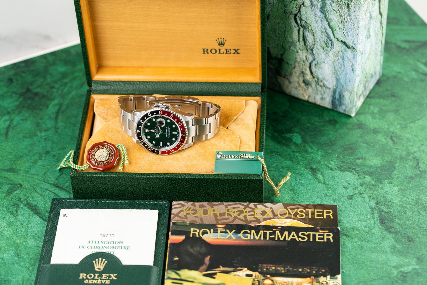 Rolex GMT-Master II 'Coke' 16710 Stainless Steel Black Dial 2000 Model