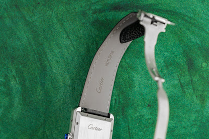 Cartier Tank Solo XL WSTA0029 Crown Blue Cabochon Sydney CBD