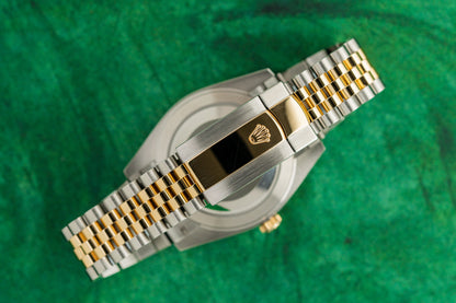 Rolex Datejust 41 Champagne Diamond Dial 126333 Two Tone Yellow Gold 2017