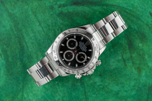 Rolex Daytona 116520 Stainless Steel Black Dial 2001 The Watch Business Sydney