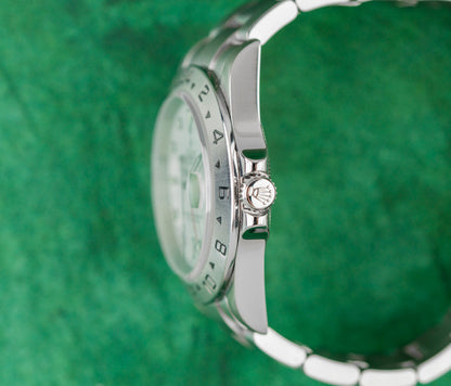 Rolex Explorer II 16570 case and crown - The Watch Business