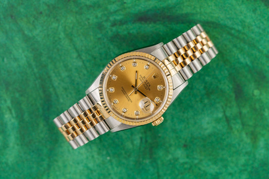 Rolex Datejust 36 16233 Jubilee Bracelet Two Tone Yellow Gold The Watch Business Sydney