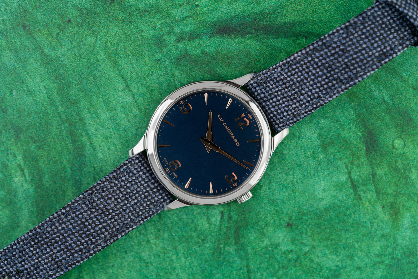 Chopard L.U.C. Blue Dial 168592-3002 - The Watch Business Sydney