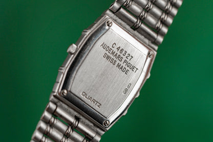 Audemars Piguet Bamboo Mini White Gold Pave Diamond Dial Quartz