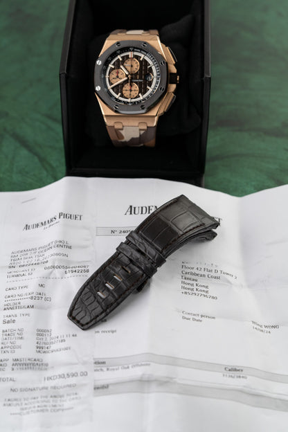 Audemars Piguet Royal Oak Offshore Chronograph 26401RO Rose Gold 44mm