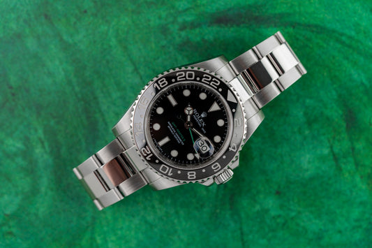 Rolex GMT-Master II 116710LN Black Dial 'Green Arrow' 2007 Model