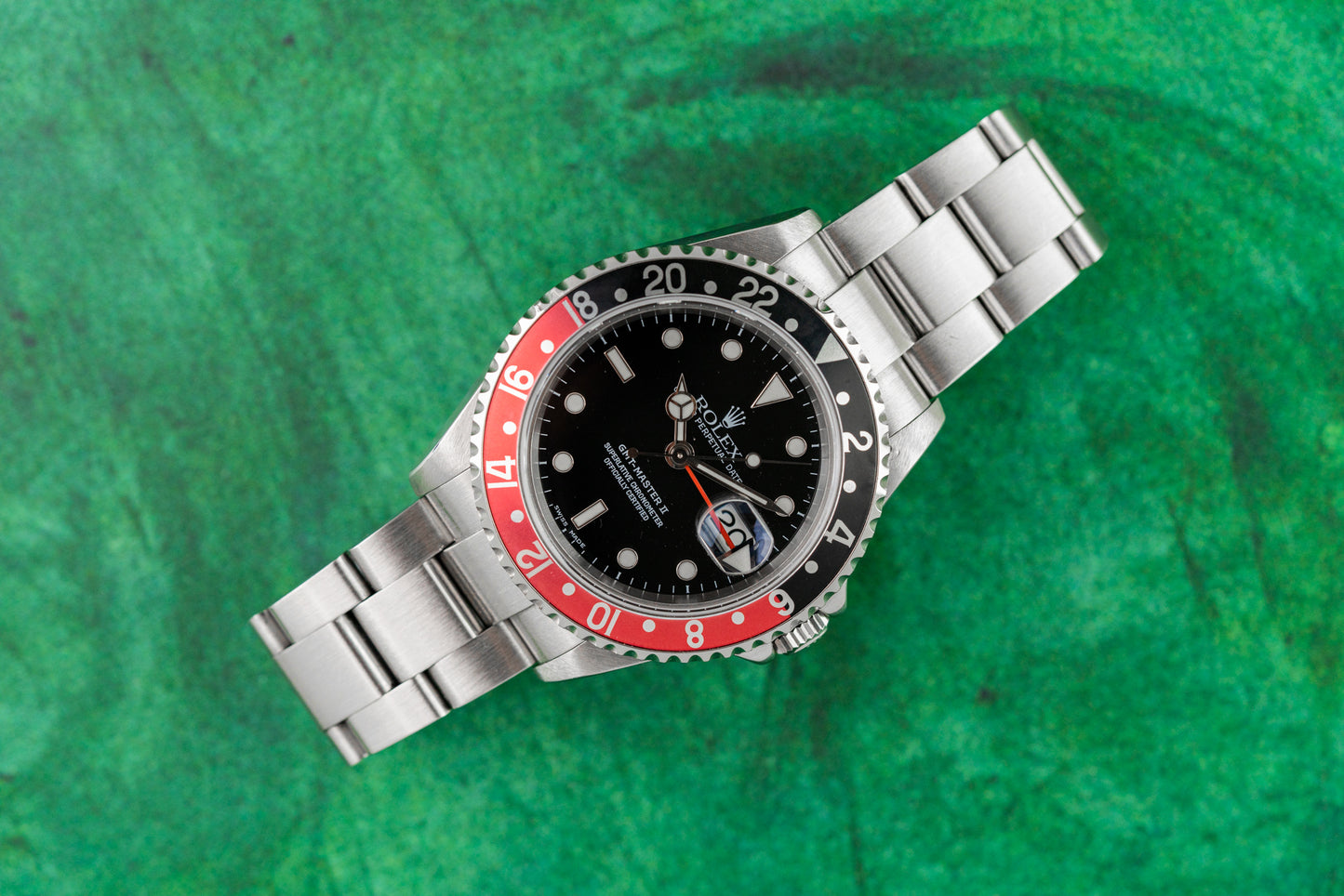 Rolex GMT-Master II 16710 Stainless Steel 2004 Model F Serial