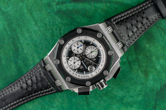 Audemars Piguet Royal Oak Offshore Barrichello II 26078IO Black Dial Titanium Limited Edition 2007 - The Watch Business Sydney