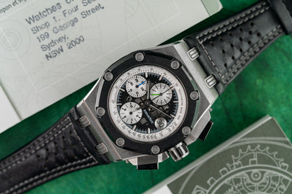 Audemars Piguet Royal Oak Offshore Barrichello II 26078IO Black Dial with Original Papers - The Watch Business Sydney