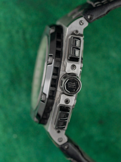 Audemars Piguet Royal Oak Offshore Barrichello II 26078IO Black Dial Ceramic Pushers and Crown - The Watch Business Sydney