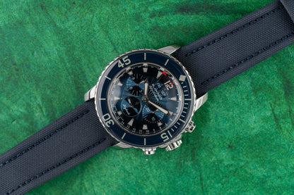Blancpain Fifty Fathoms Flyback 5066F-1140-52B Blue Dial Stainless Steel 2023 - The Watch Business Sydney