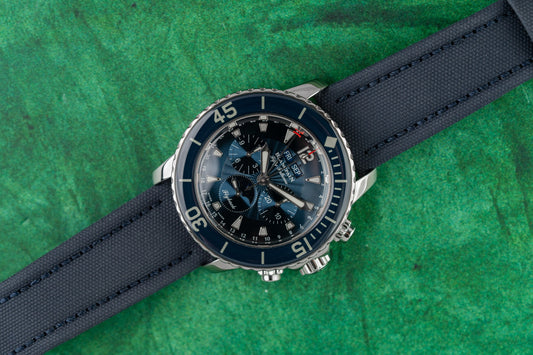 Blancpain Fifty Fathoms Flyback 5066F-1140-52B Blue Dial Stainless Steel 2023 - The Watch Business Sydney