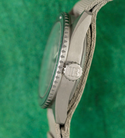 Blancpain Fifty Fathoms Bathyscaphe 5000-1210-NAGA Anthracite Grey Dial Titanium Screw Down Crown - The Watch Business Sydney CBD