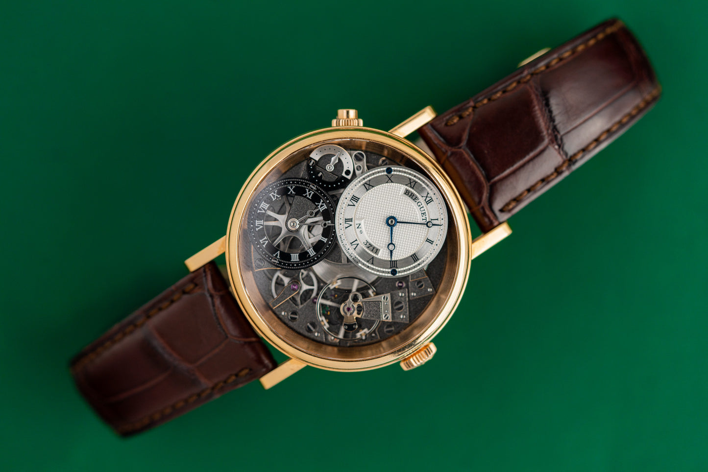 Breguet Tradition 7067br/g1/9w6 Rose Gold dual time GMT 2014 Model