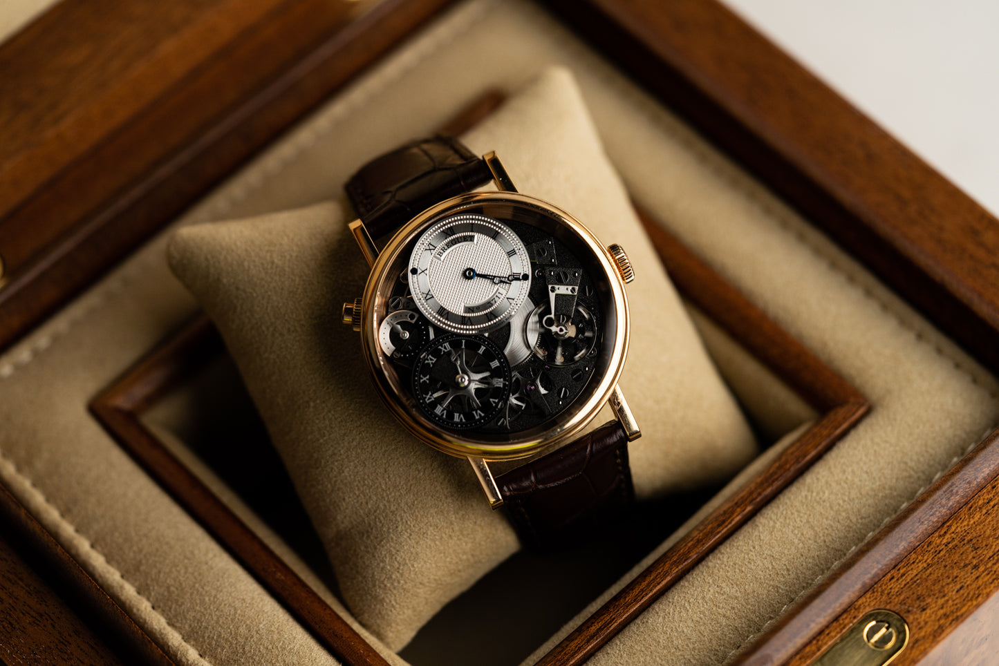 Breguet Tradition 7067br/g1/9w6 Rose Gold dual time GMT 2014 Model