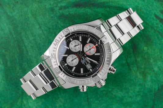 Breitling Super Avenger II A1337111 Black Dial 48mm Stainless Steel 2016 Model