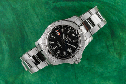 Breitling Avenger Automatic 43 A17318101B1A1 Black Dial Stainless Steel 2021 - The Watch Business Sydney