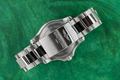 Breitling Avenger Automatic 43 A17318101B1A1 Black Dial Stainless Steel Case - The Watch Business Sydney CBD