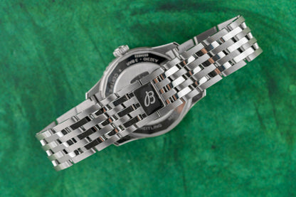 Breitling Navitimer GMT 41 A32310251B1A1 Black Dial Stainless Steel Case - The Watch Business Sydney CBD