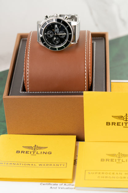 Breitling Superocean Heritage Chronograph A13320 46mm Black Dial 2008
