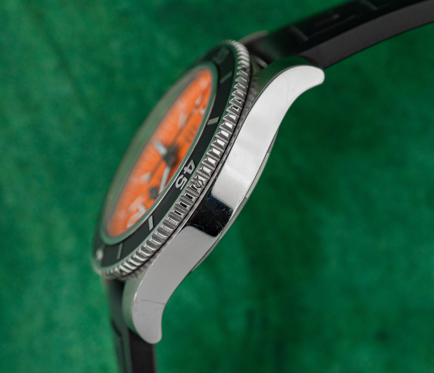 Breitling Superocean Automatic 42 A17366D71O1S1 Orange Dial Caseback - The Watch Business Sydney