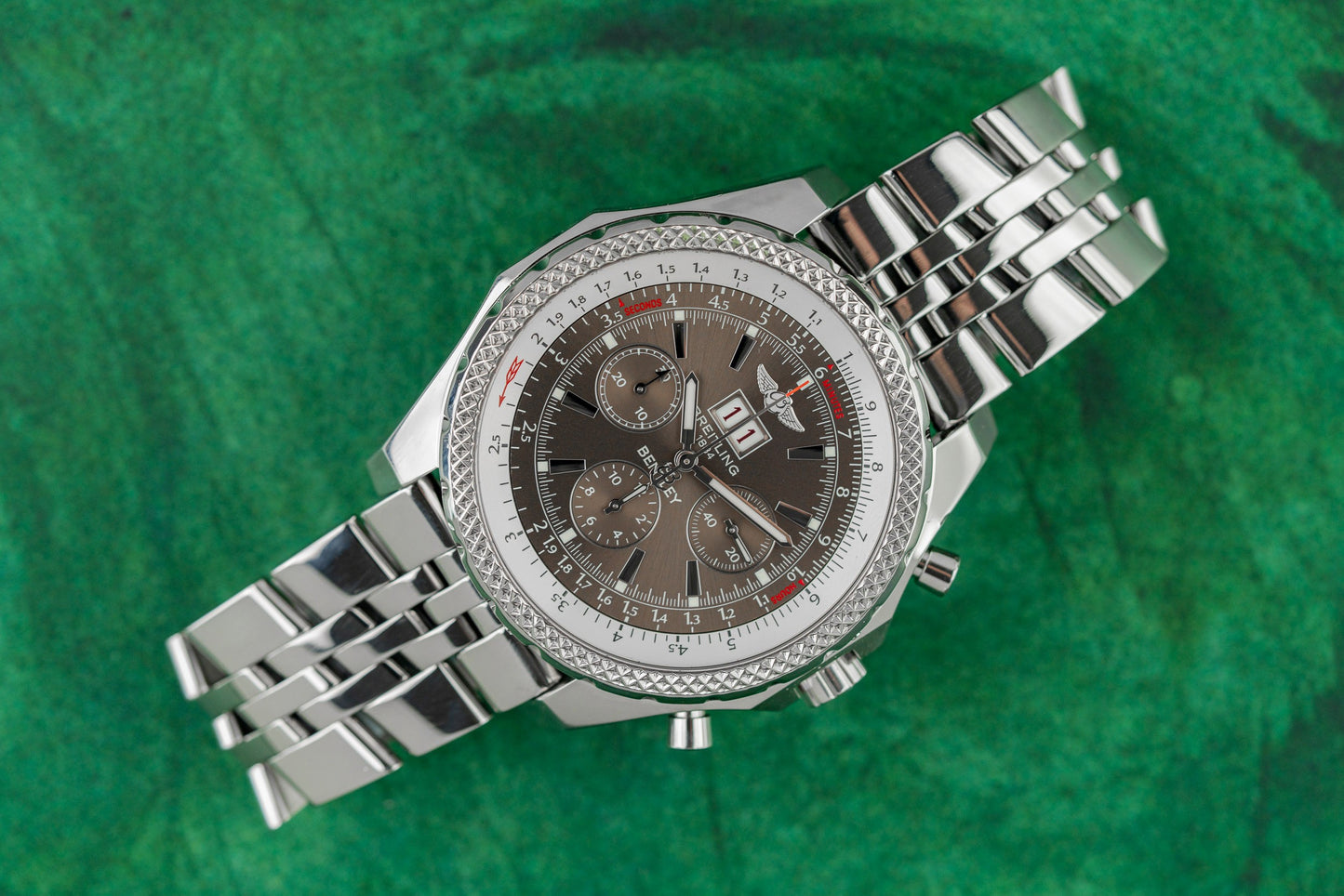 Breitling Bentley 6.75 Bronze Dial A4436212 Stainless Steel 2006 Model