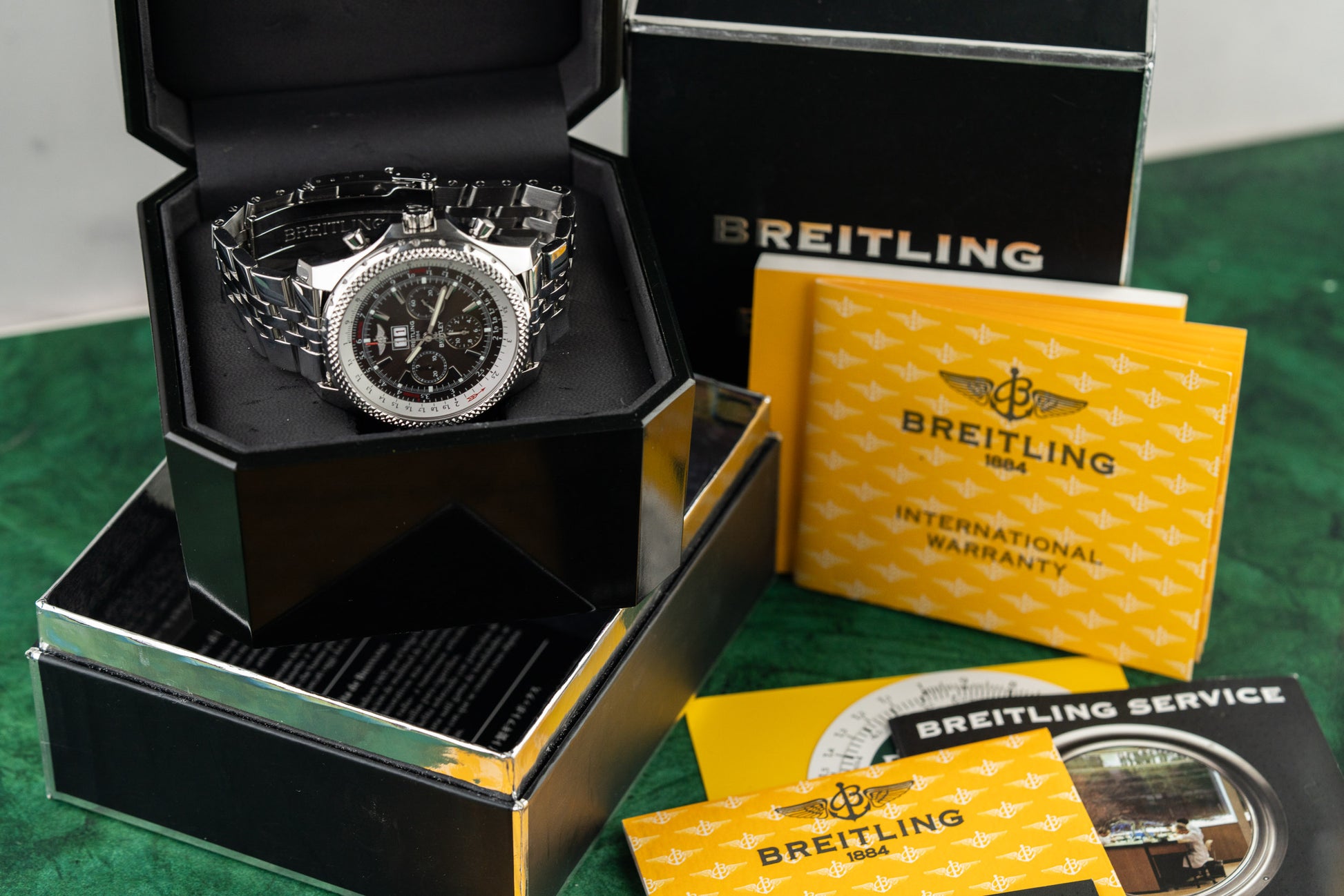 Breitling Bentley 6.75 Bronze Dial A4436212 Stainless Steel 2006 Model
