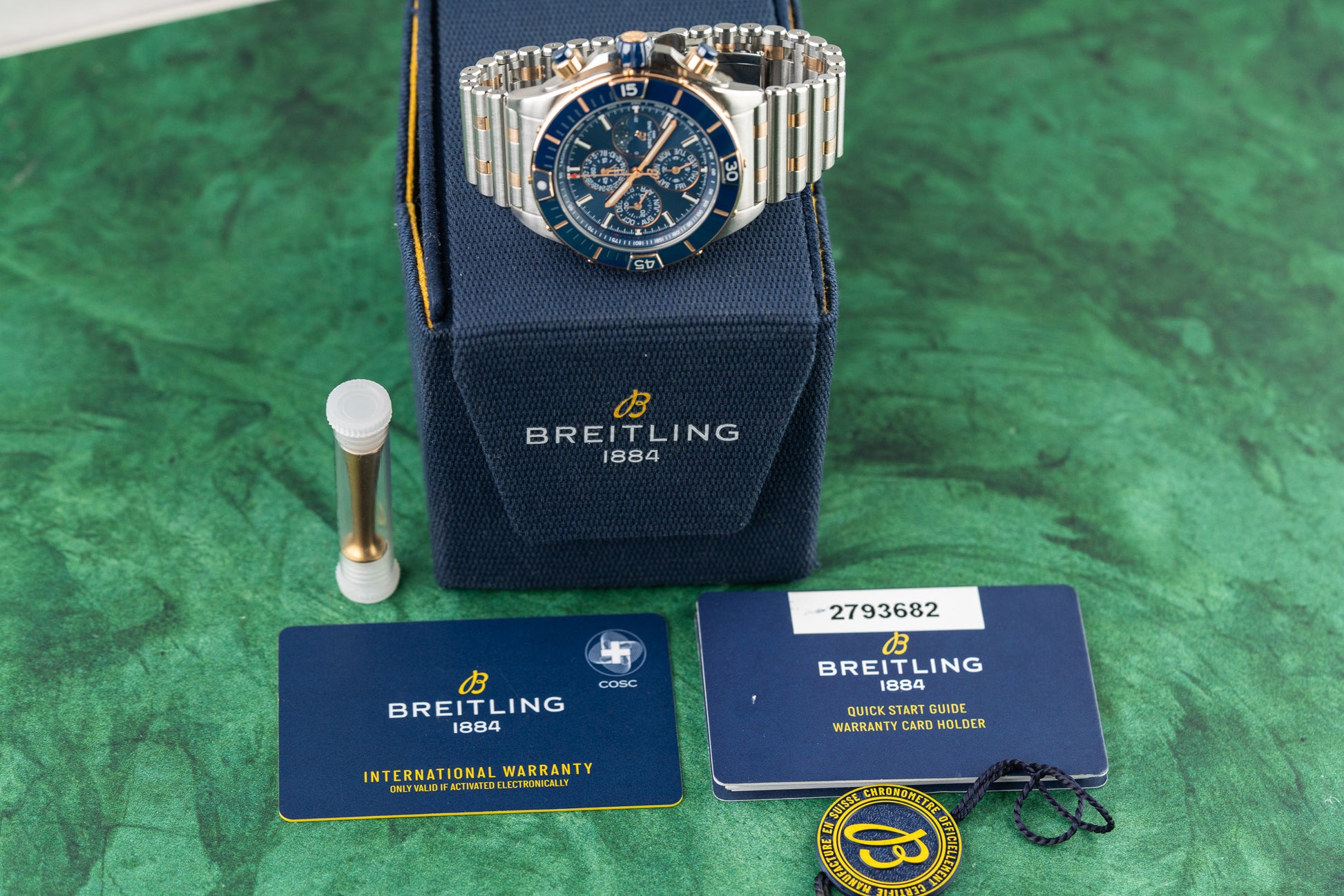 Breitling Super Chronomat 44 U19320161C1U1 Full Set Box Papers 2021 - The Watch Business Sydney