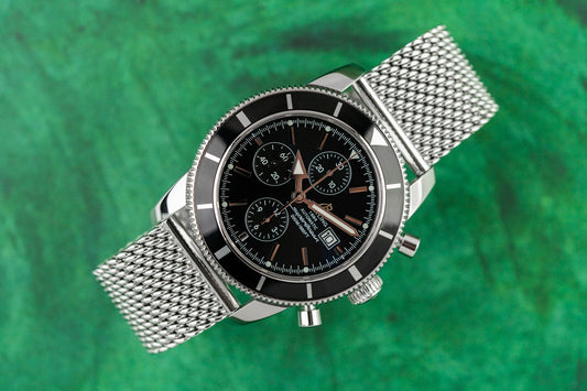 Breitling Superocean Heritage Chronograph A13320 46mm Black Dial 2008