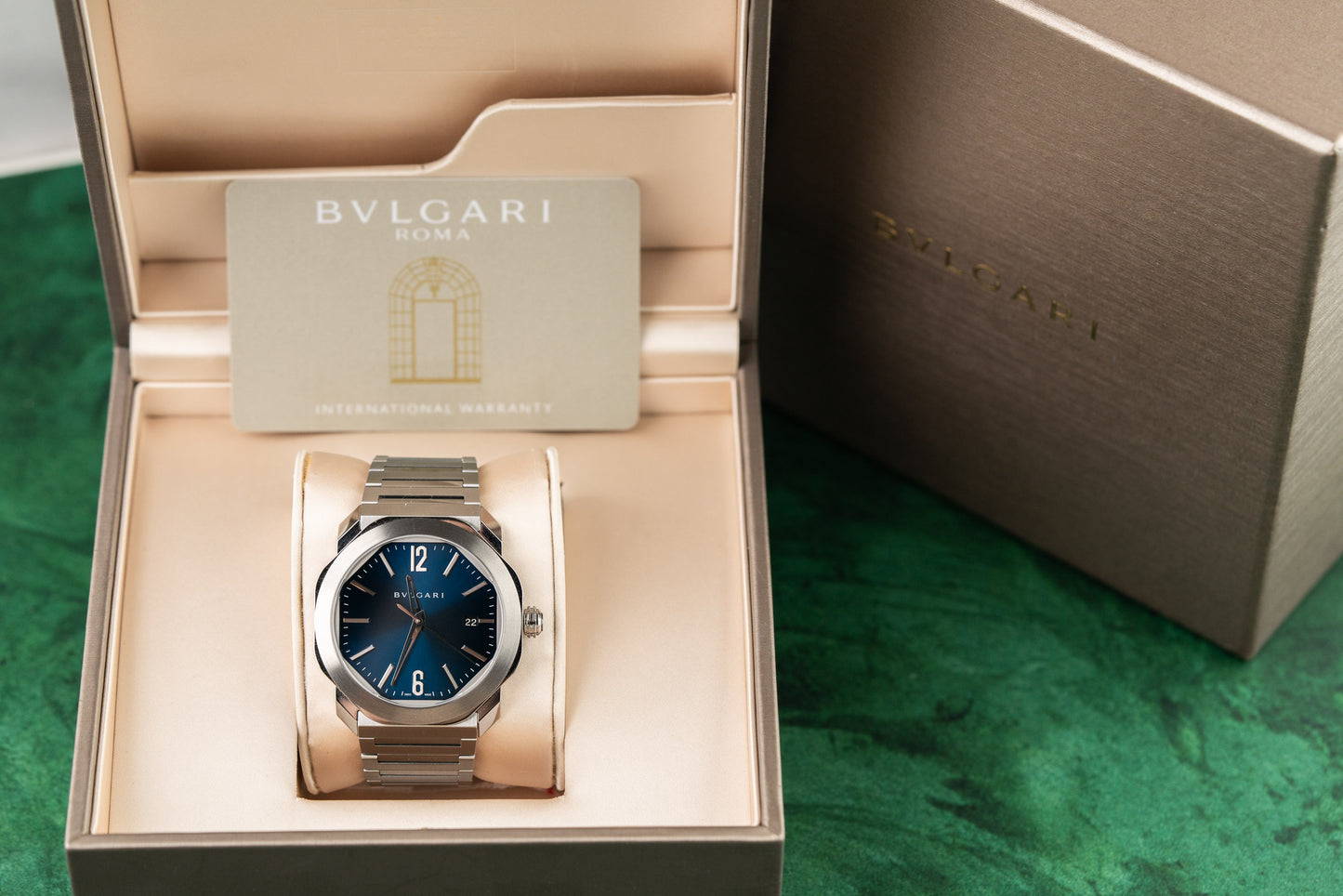 Bulgari Octo Roma 102856 Stainless Steel Blue Dial 2022 Model