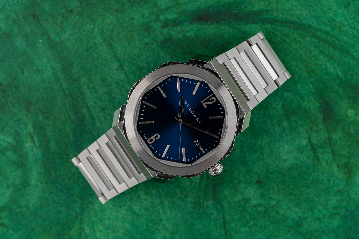 Bulgari Octo Roma 102856 Stainless Steel Blue Dial 2022 Model