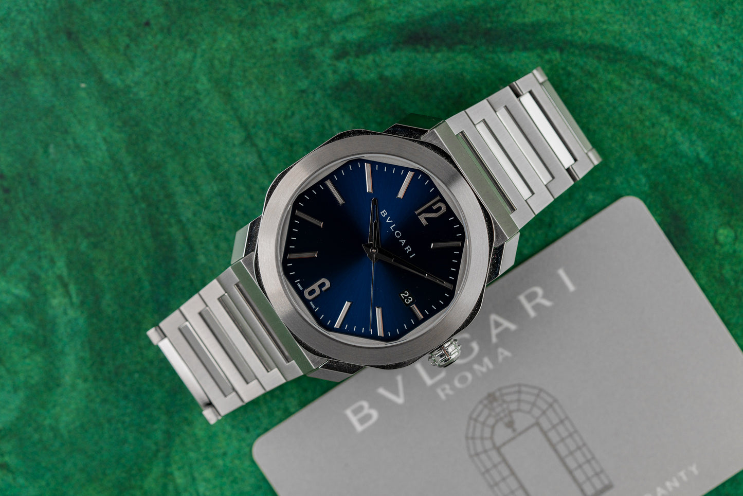 Bulgari Octo Roma 102856 Stainless Steel Blue Dial 2022 Model