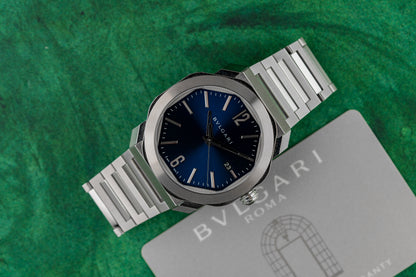 Bulgari Octo Roma 102856 Stainless Steel Blue Dial 2022 Model