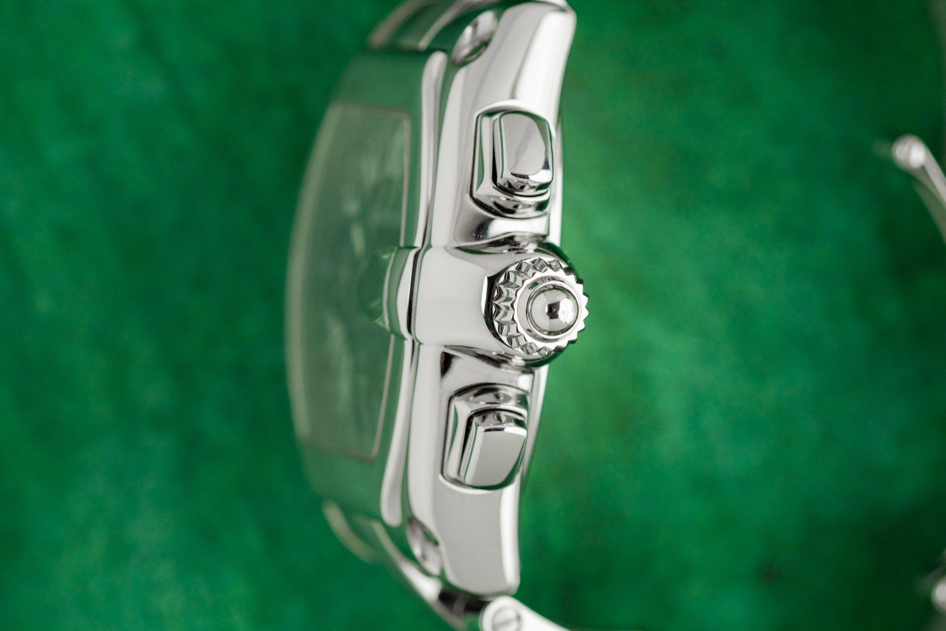Cartier Roadster Chronograph 2618 Black Dial Stainless Steel