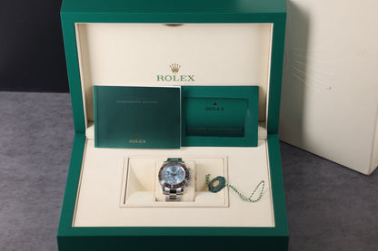 Rolex Daytona Platinum 116506 Blue Baguette Diamond Dial 2023 Model