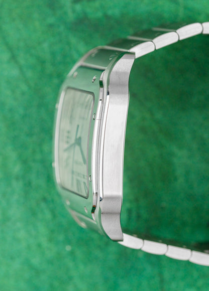 Cartier Santos Large WSSA0018 White Dial Steel Bracelet - Cartier Sydney