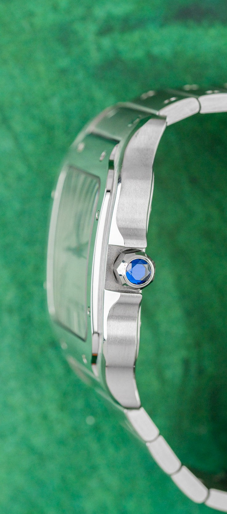 Cartier Santos Large WSSA0018 White Dial Caseback - The Watch Business Sydney