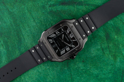 Cartier Santos de Cartier Large WSSA0039 Black Dial Black DLC 2026 - The Watch Business Sydney