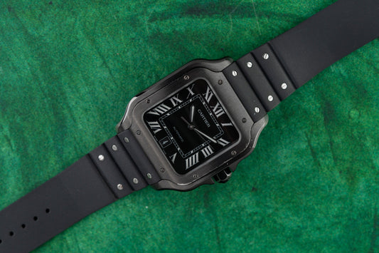 Cartier Santos de Cartier Large WSSA0039 Black Dial Black DLC 2026 - The Watch Business Sydney