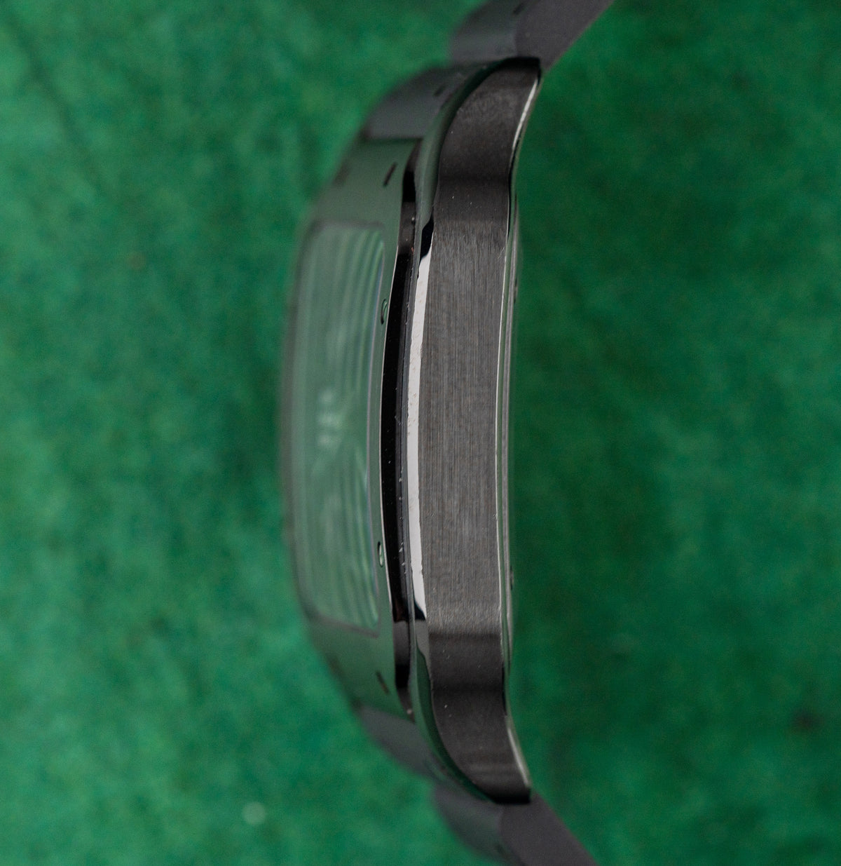 Cartier Santos de Cartier Large WSSA0039 Black Dial DLC Steel Case - The Watch Business Sydney CBD