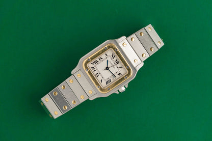 Cartier Santos Carree 2961 Two Tone Automatic 1981 Model