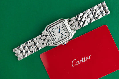 Cartier Panthere WSPN0007 Stainless Steel Silver Dial 2021 Model